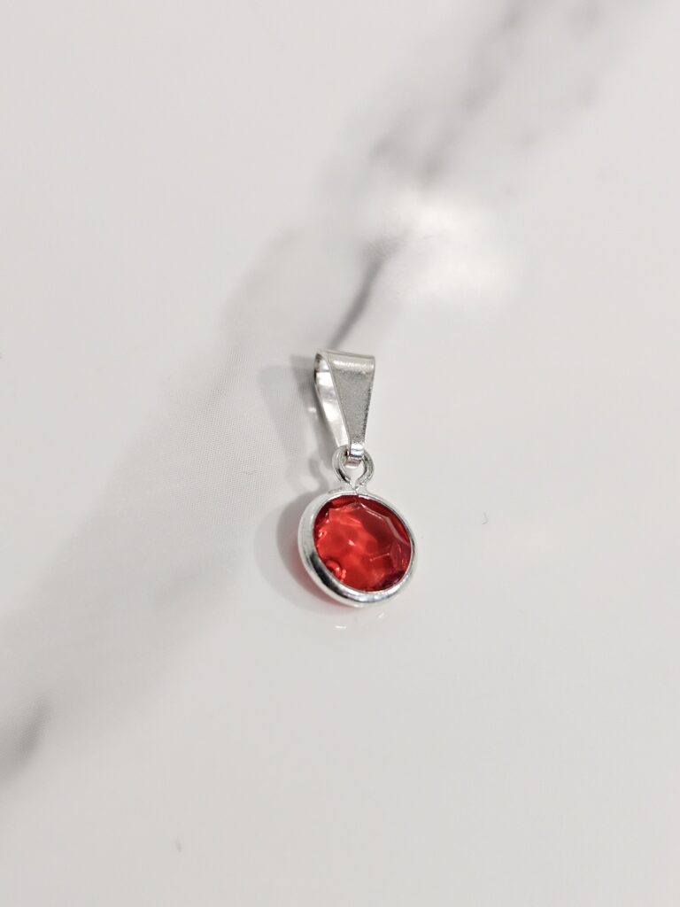 Colgante punto de luz rojo