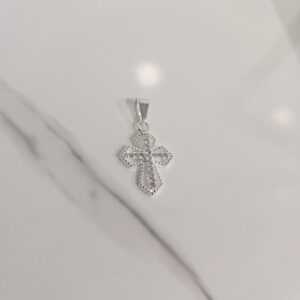 Colgante cruz con microcircones