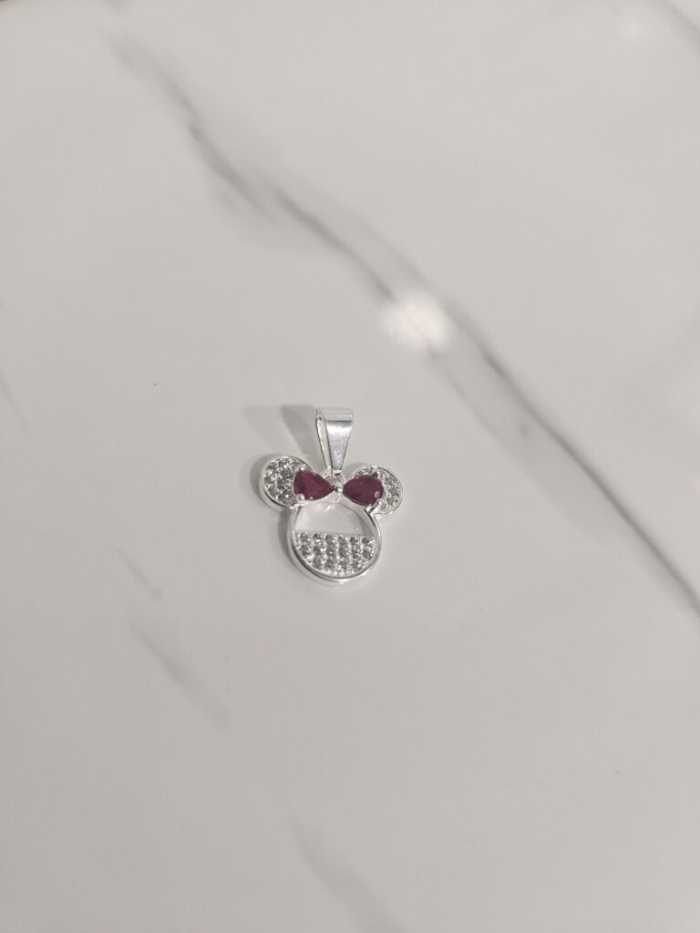Colgante Minnie con microcircones