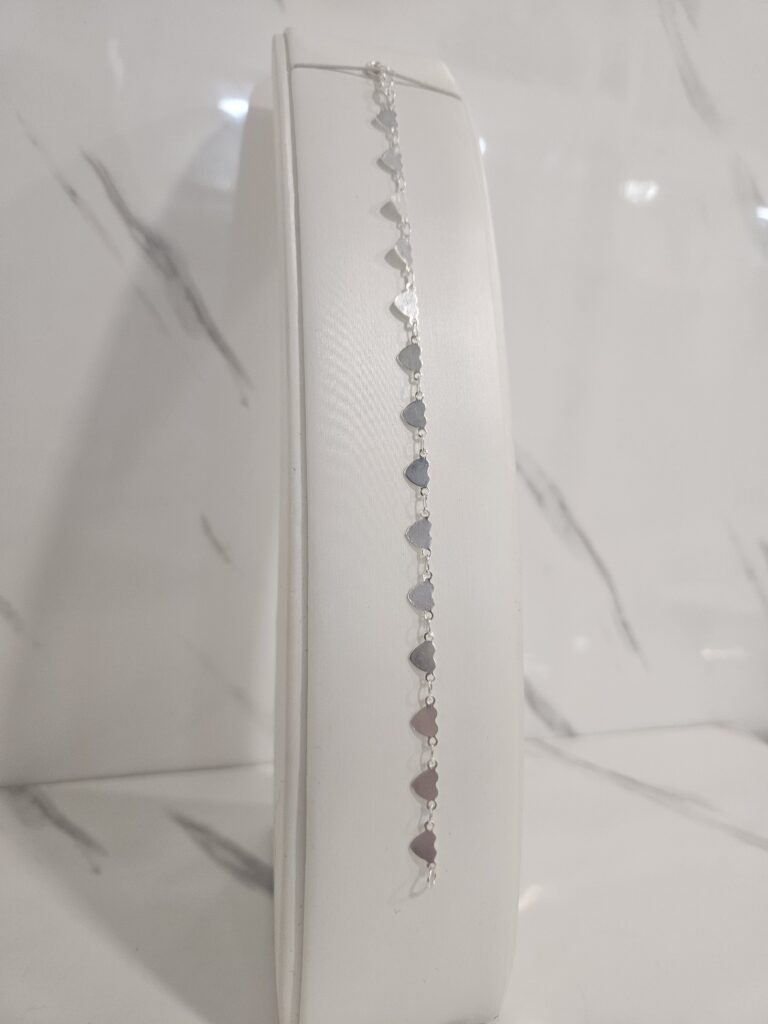 Pulsera corazones entrelazados