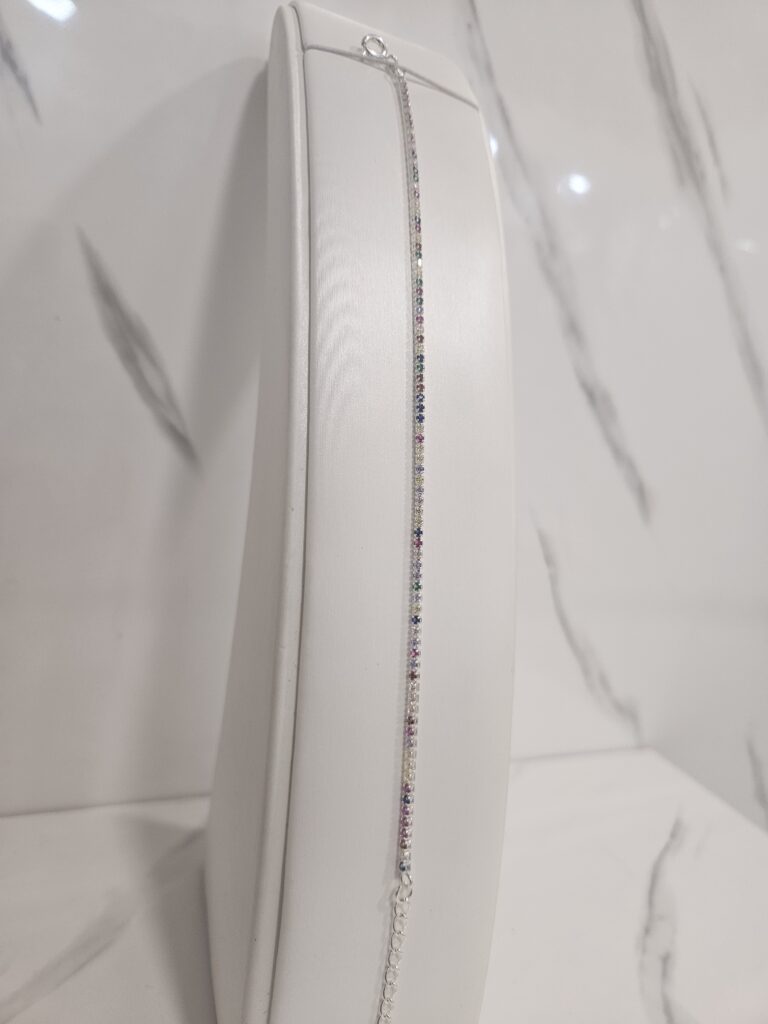 Pulsera tennis multicolores - 1.5mm
