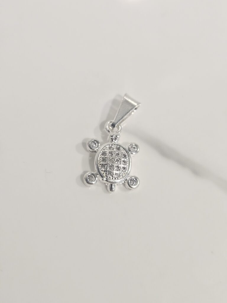 Colgante tortuga con microcircones