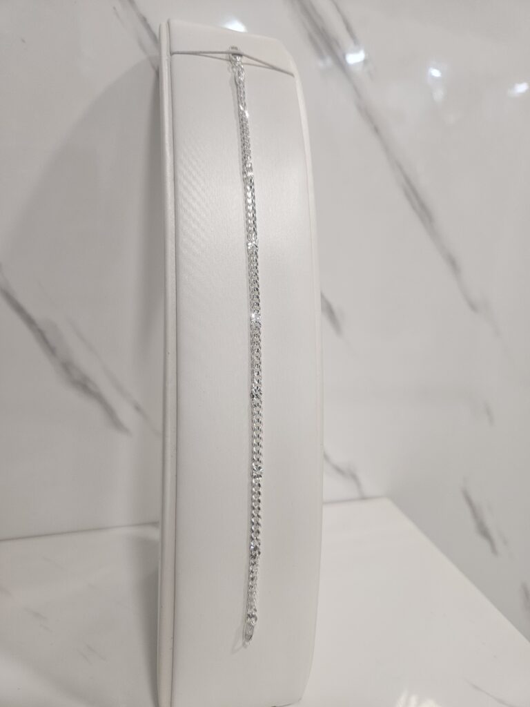Pulsera grumet martillada - 3mm