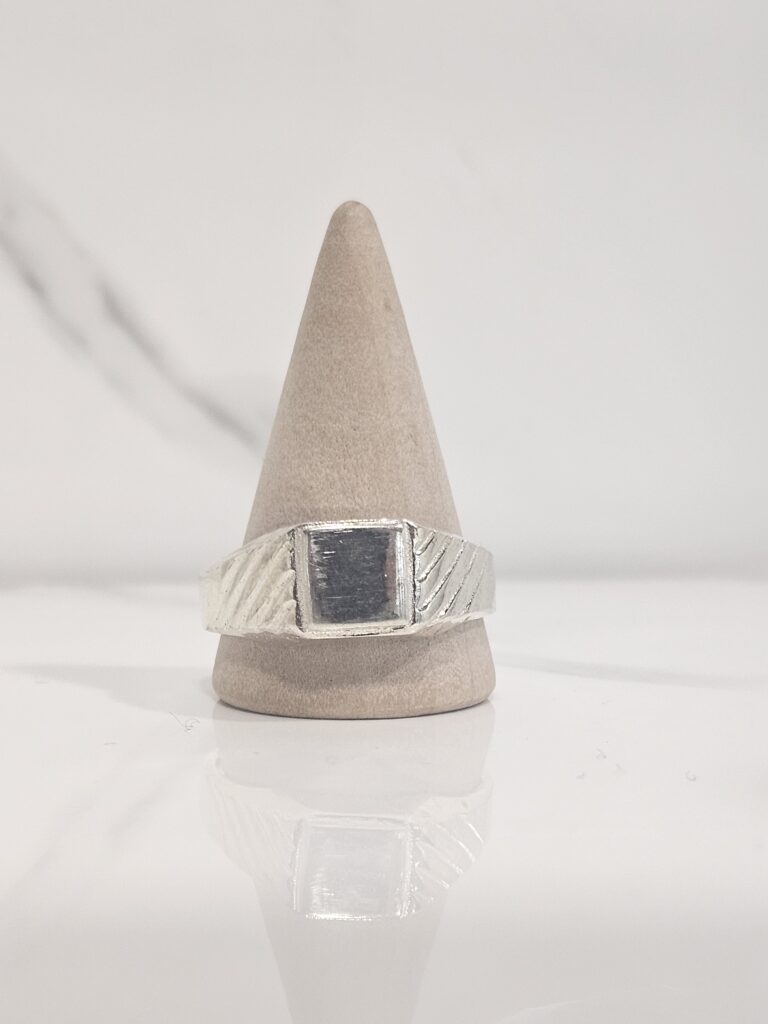 Anillo sello liso - Talla 11