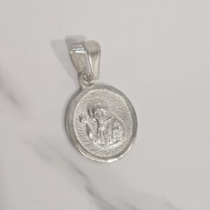 Colgante medalla padre pio redonda