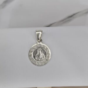 Colgante cristo medalla redonda