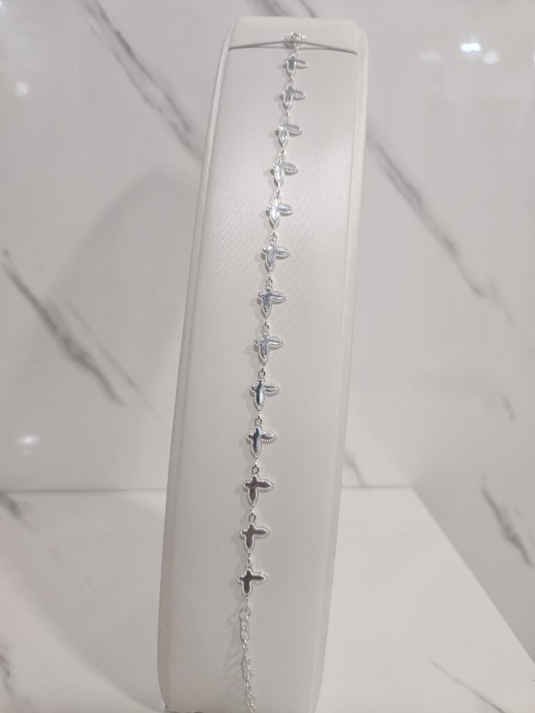 Pulsera fila de mariposas