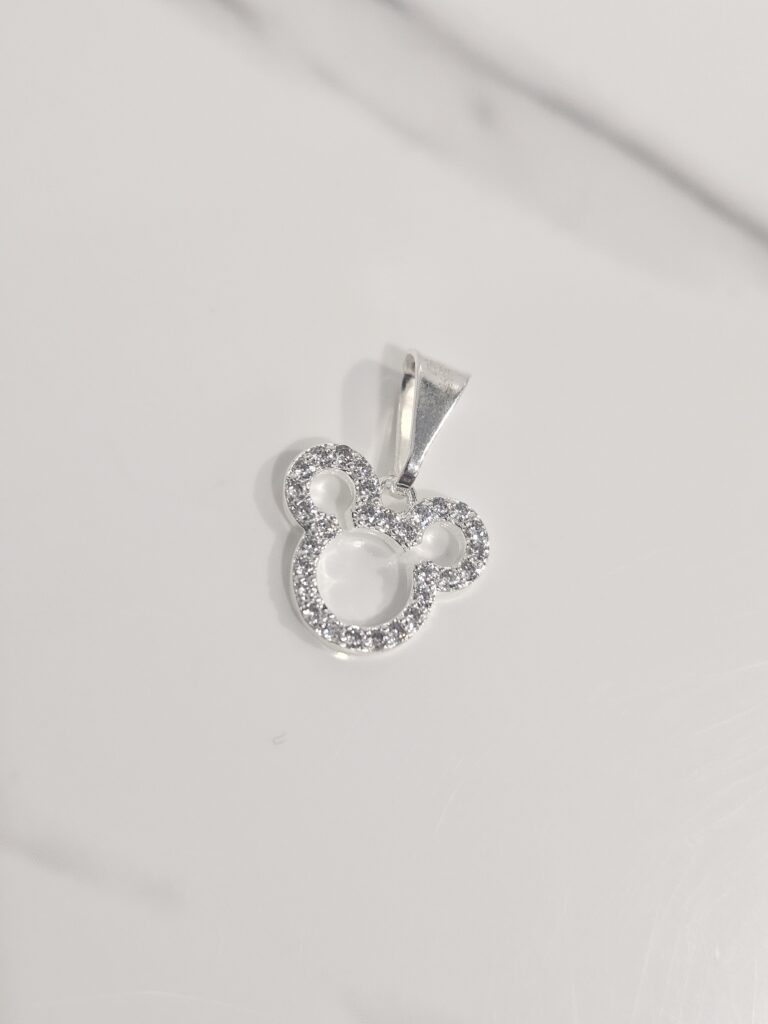 Colgante Mickey con microcircones